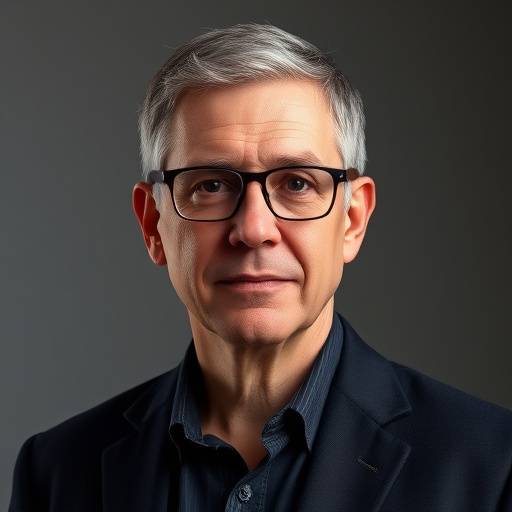Alistair Finch - Founder & CEO. A mature man with short grey hair and glasses, wearing a dark blazer.