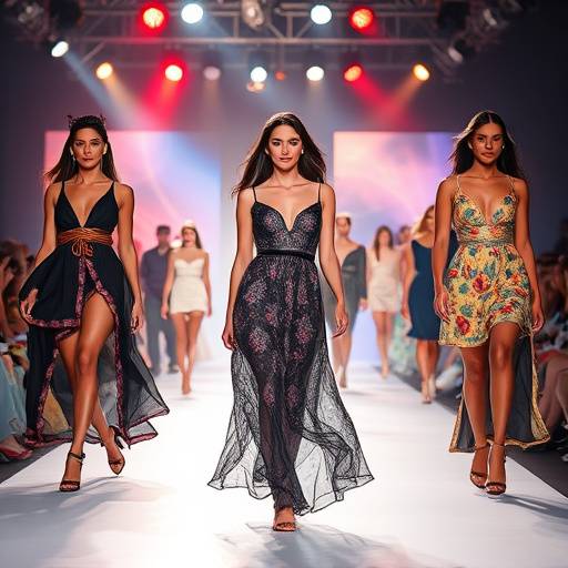 Highlights from 'Fashion Week Highlights Reel' - Featuring models and designers on the runway.